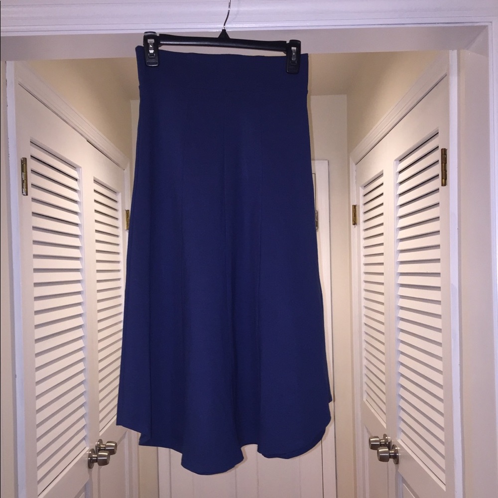 Anthropologie Maeve Pretty Blue highwaisted skirt